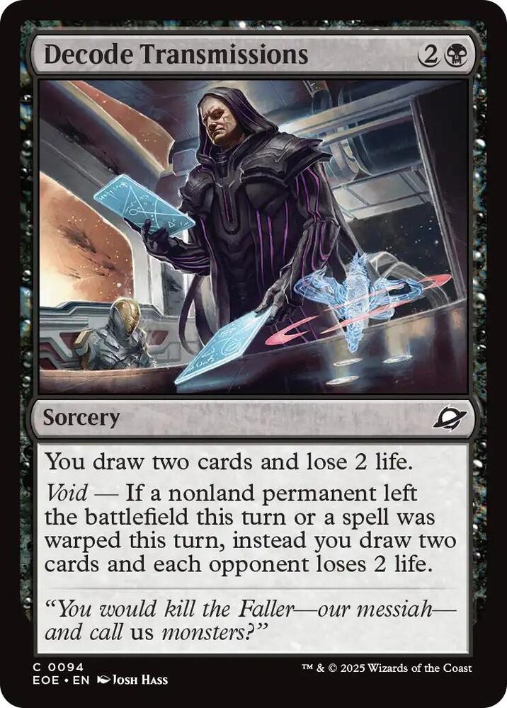 Decode Transmissions (94) [Edge of Eternities]