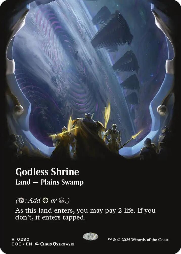 Godless Shrine (Borderless) (280) [Edge of Eternities]