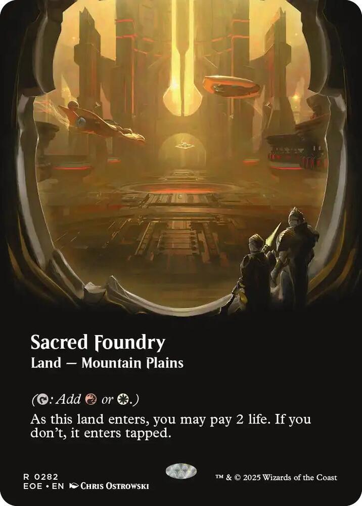 Sacred Foundry (Borderless) (282) [Edge of Eternities]