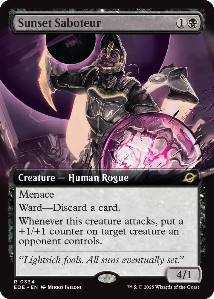 Sunset Saboteur (Extended Art) (334) [Edge of Eternities]