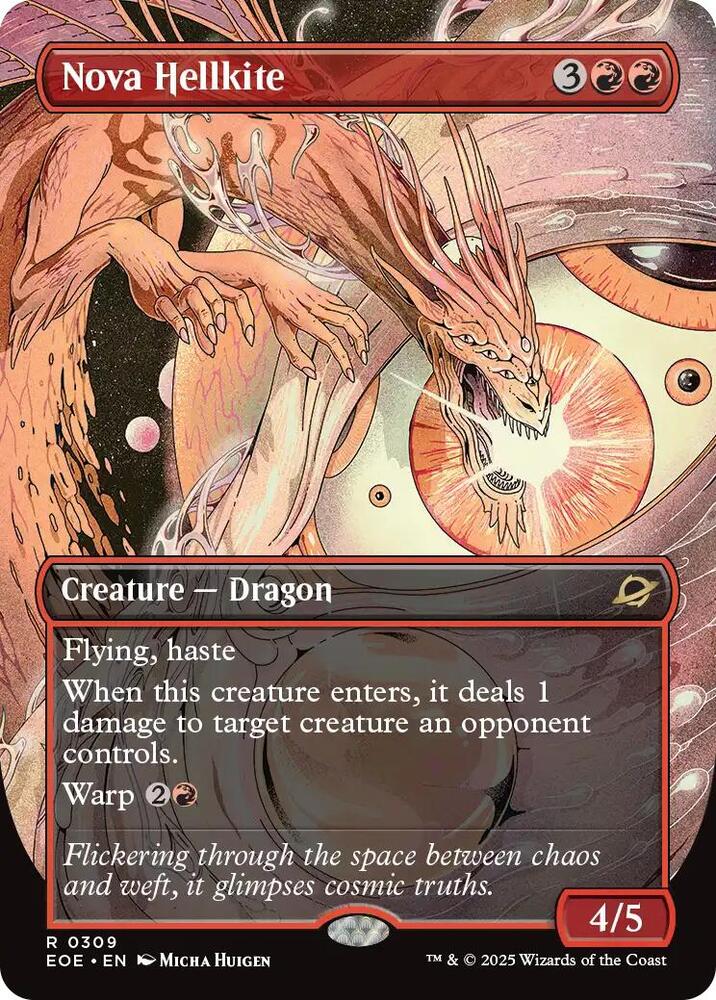 Nova Hellkite (Borderless) (309) [Edge of Eternities]
