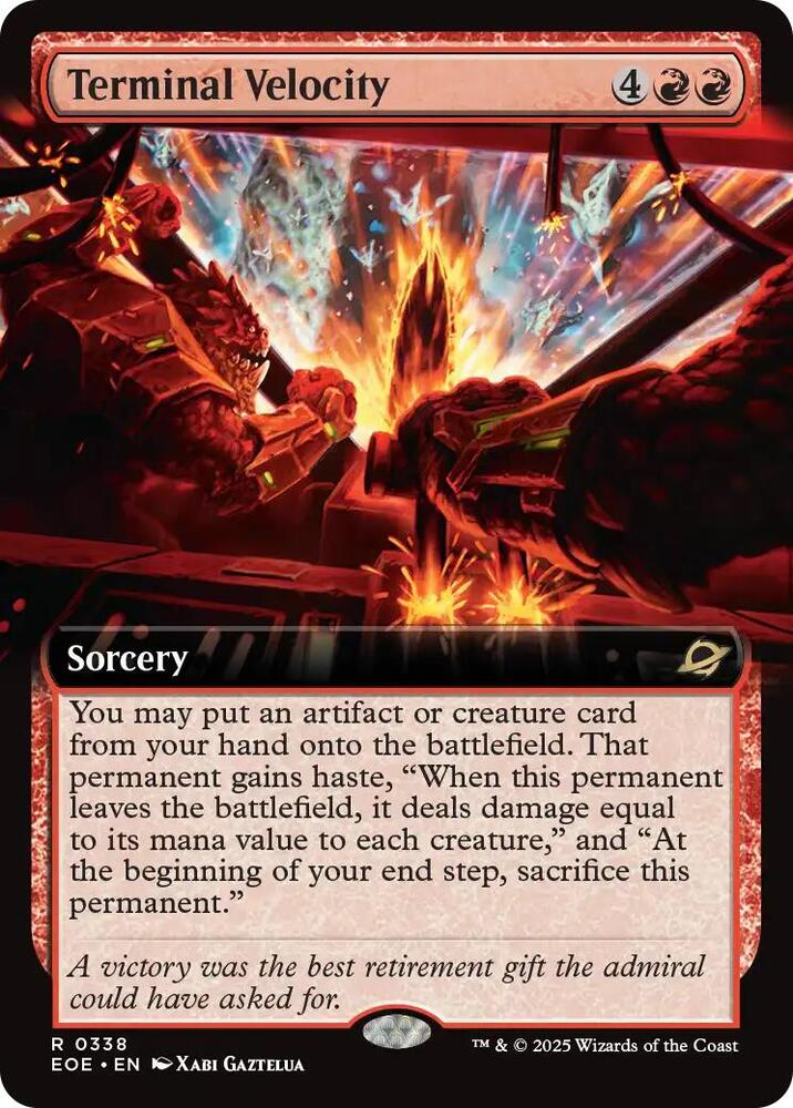 Terminal Velocity (Extended Art) (338) [Edge of Eternities]