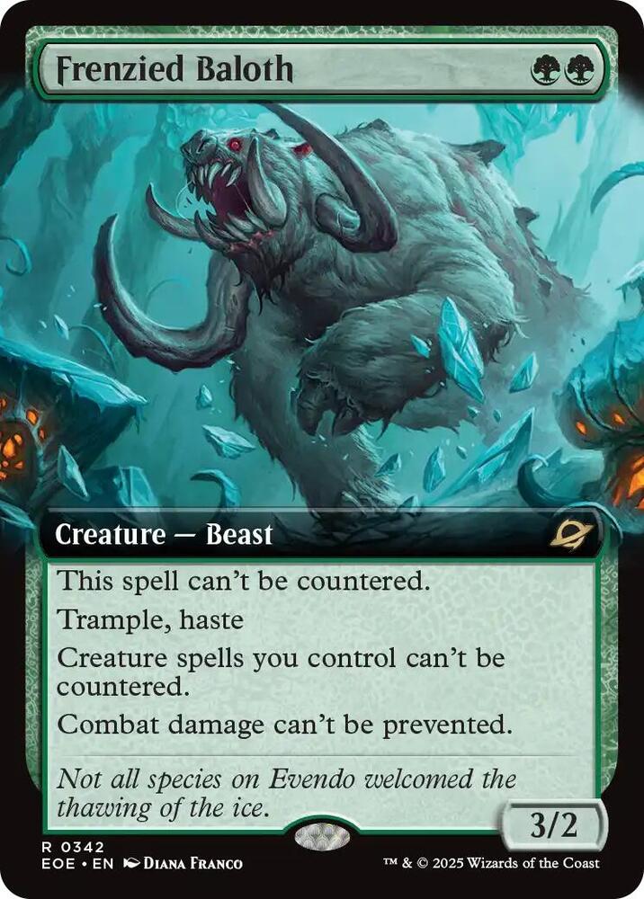 Frenzied Baloth (Extended Art) (342) [Edge of Eternities]