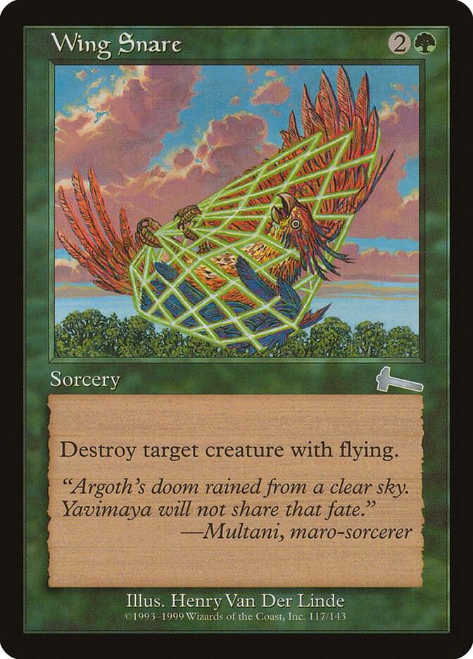 Wing Snare (117) [Urza's Legacy]