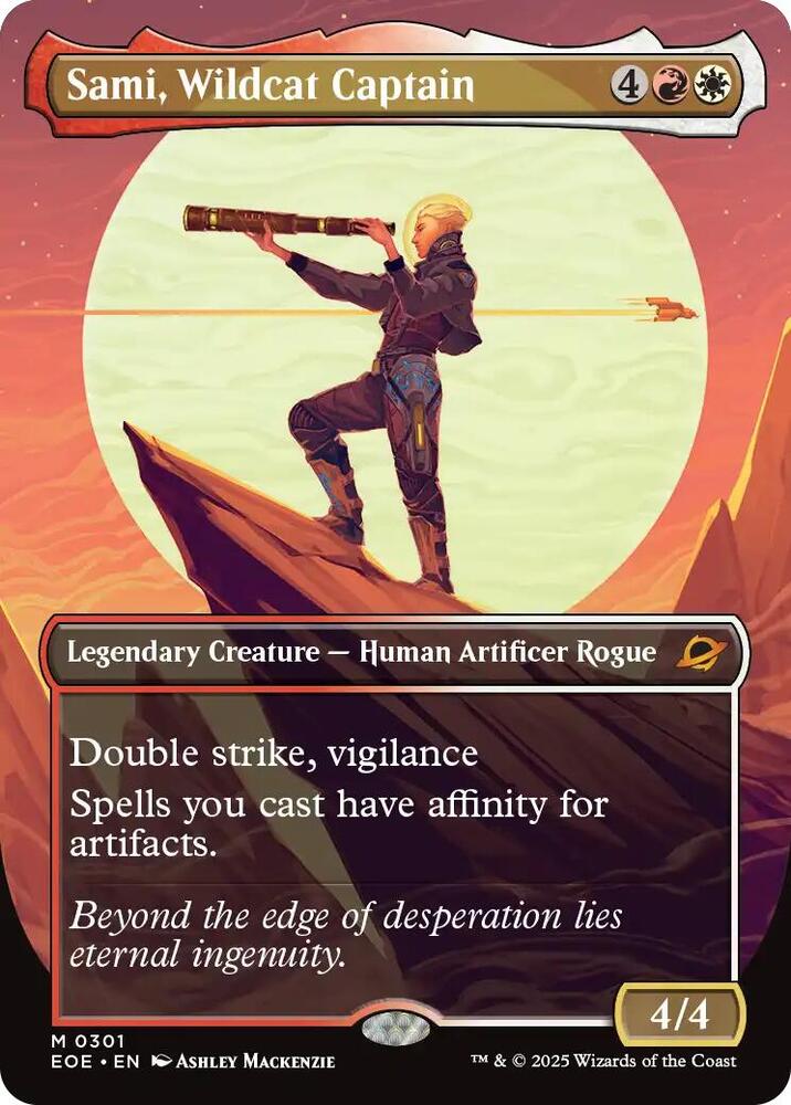 Sami, Wildcat Captain (Borderless) (301) [Edge of Eternities]