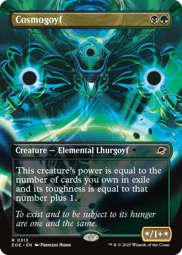 Cosmogoyf (Borderless) (313) [Edge of Eternities]