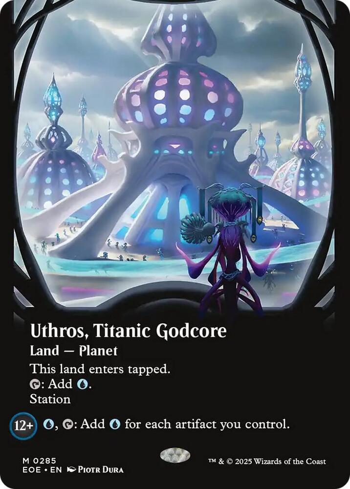 Uthros, Titanic Godcore (Borderless) (285) [Edge of Eternities]