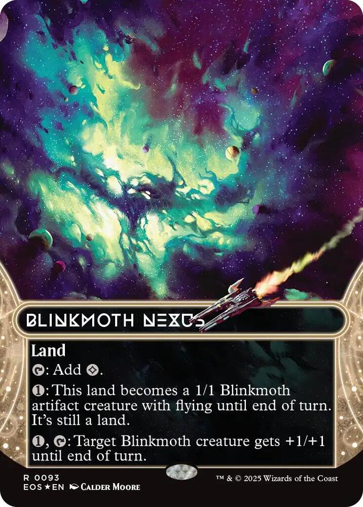 Blinkmoth Nexus (0093) (Borderless) (Galaxy Foil) [Edge of Eternities: Stellar Sights]