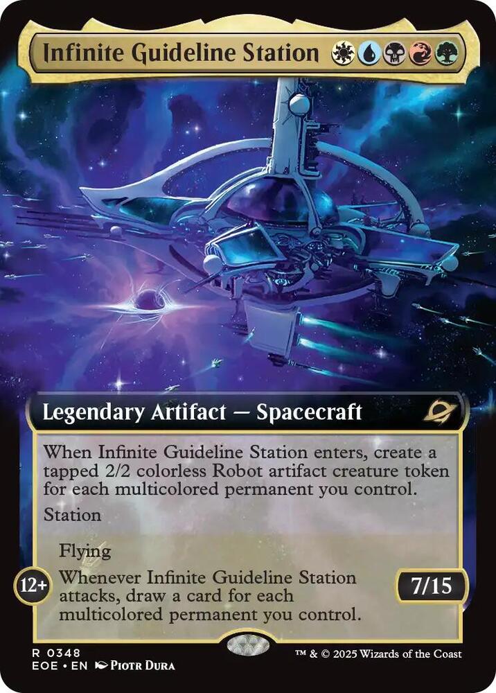 Infinite Guideline Station (Extended Art) (348) [Edge of Eternities]