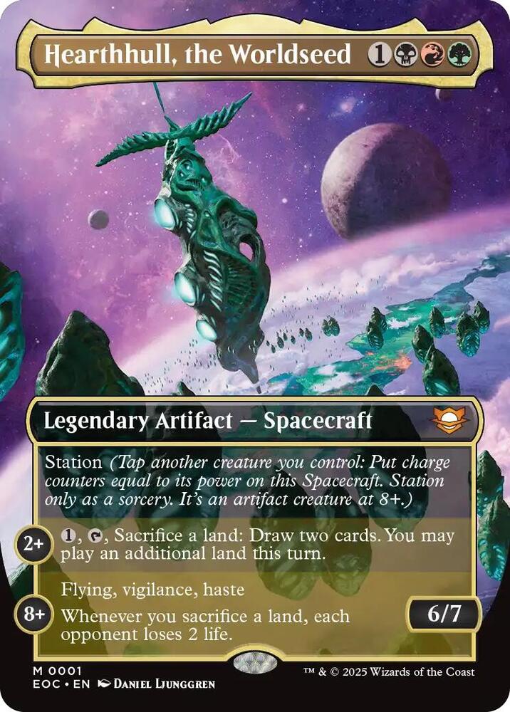 Hearthhull, the Worldseed (Borderless) (1) [Edge of Eternities Commander]