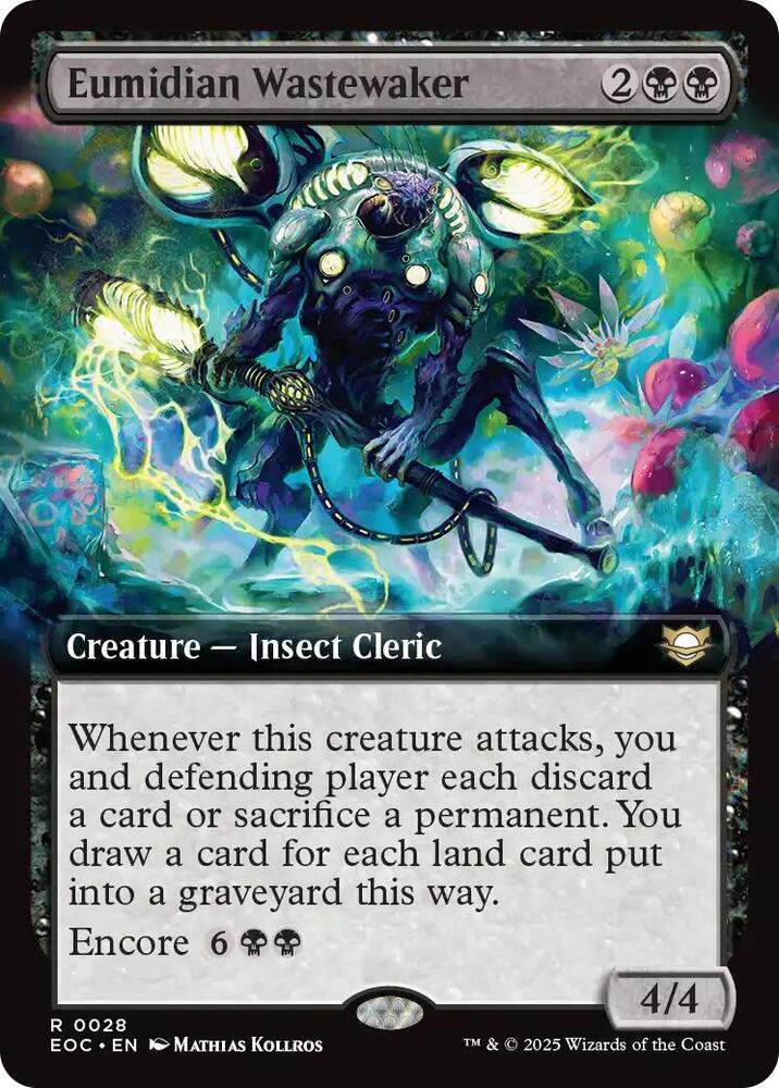 Eumidian Wastewaker (Extended Art) (28) [Edge of Eternities Commander]
