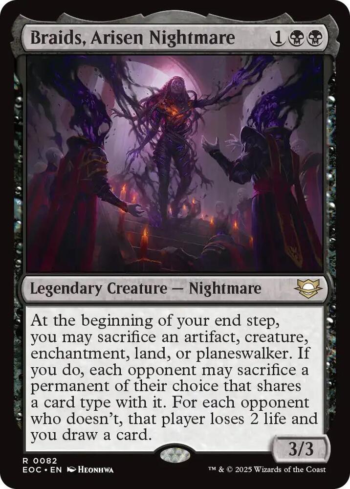 Braids, Arisen Nightmare (82) [Edge of Eternities Commander]