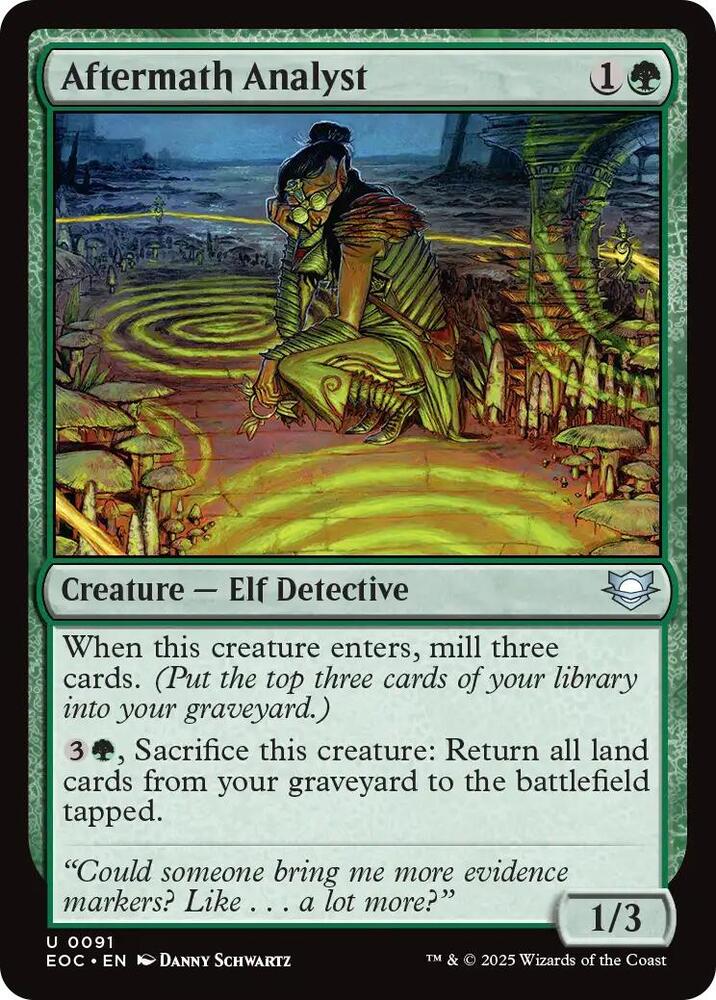 Aftermath Analyst (91) [Edge of Eternities Commander]