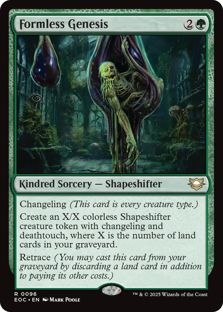 Formless Genesis (96) [Edge of Eternities Commander]
