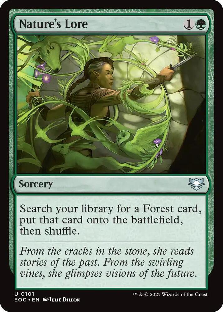 Nature's Lore (101) [Edge of Eternities Commander]
