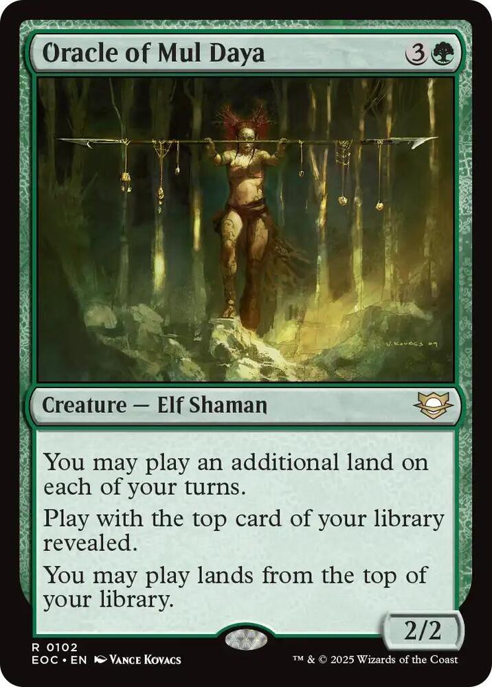 Oracle of Mul Daya (102) [Edge of Eternities Commander]