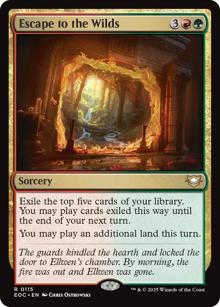Escape to the Wilds (115) [Edge of Eternities Commander]