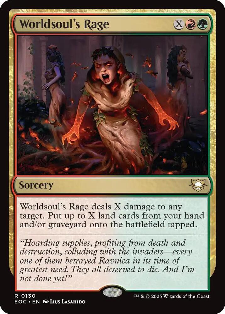 Worldsoul's Rage (130) [Edge of Eternities Commander]