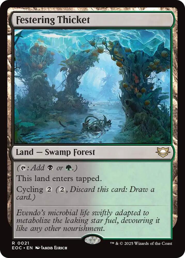 Festering Thicket (21) [Edge of Eternities Commander]