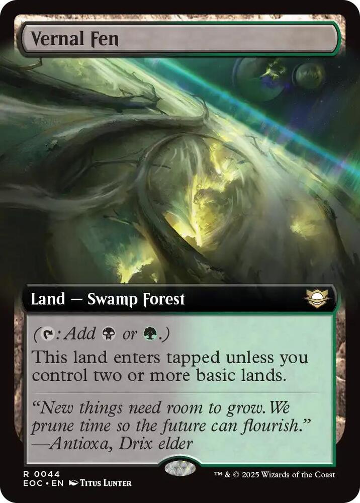 Vernal Fen (Extended Art) (44) [Edge of Eternities Commander]
