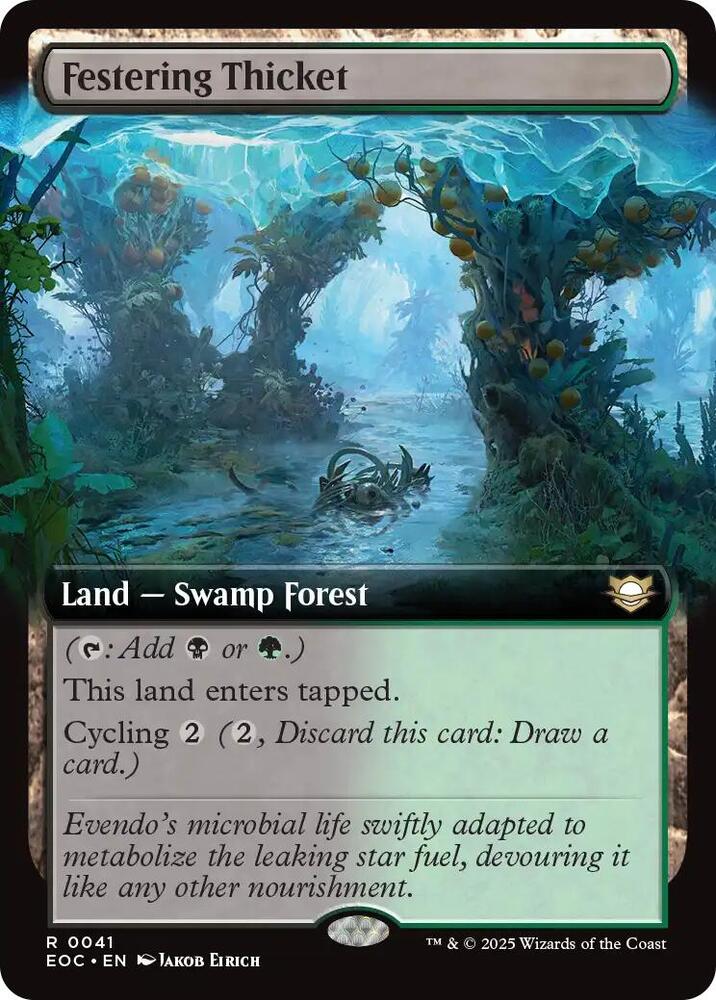 Festering Thicket (Extended Art) (41) [Edge of Eternities Commander]