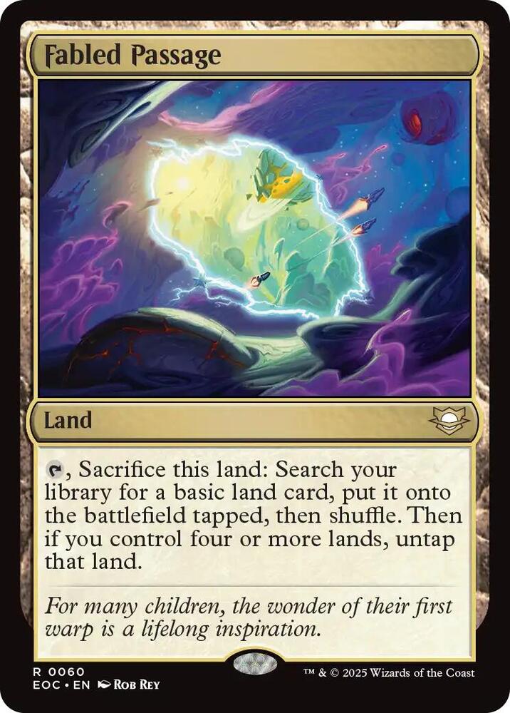Fabled Passage (60) [Edge of Eternities Commander]