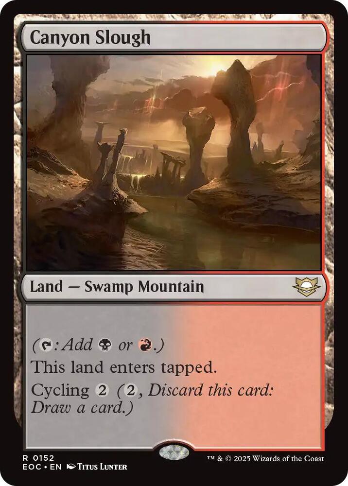 Canyon Slough (152) [Edge of Eternities Commander]