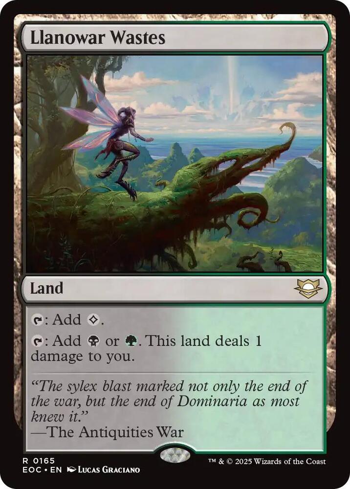 Llanowar Wastes (165) [Edge of Eternities Commander]
