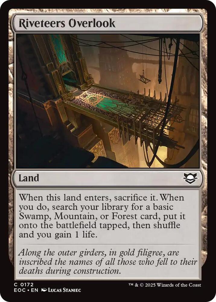 Riveteers Overlook (172) [Edge of Eternities Commander]
