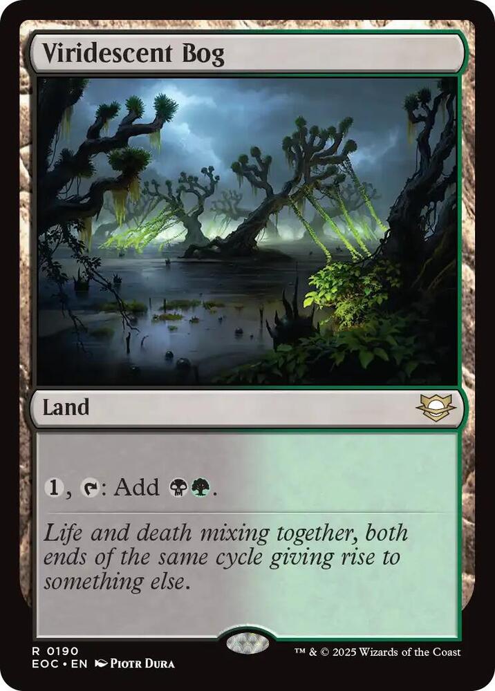 Viridescent Bog (190) [Edge of Eternities Commander]