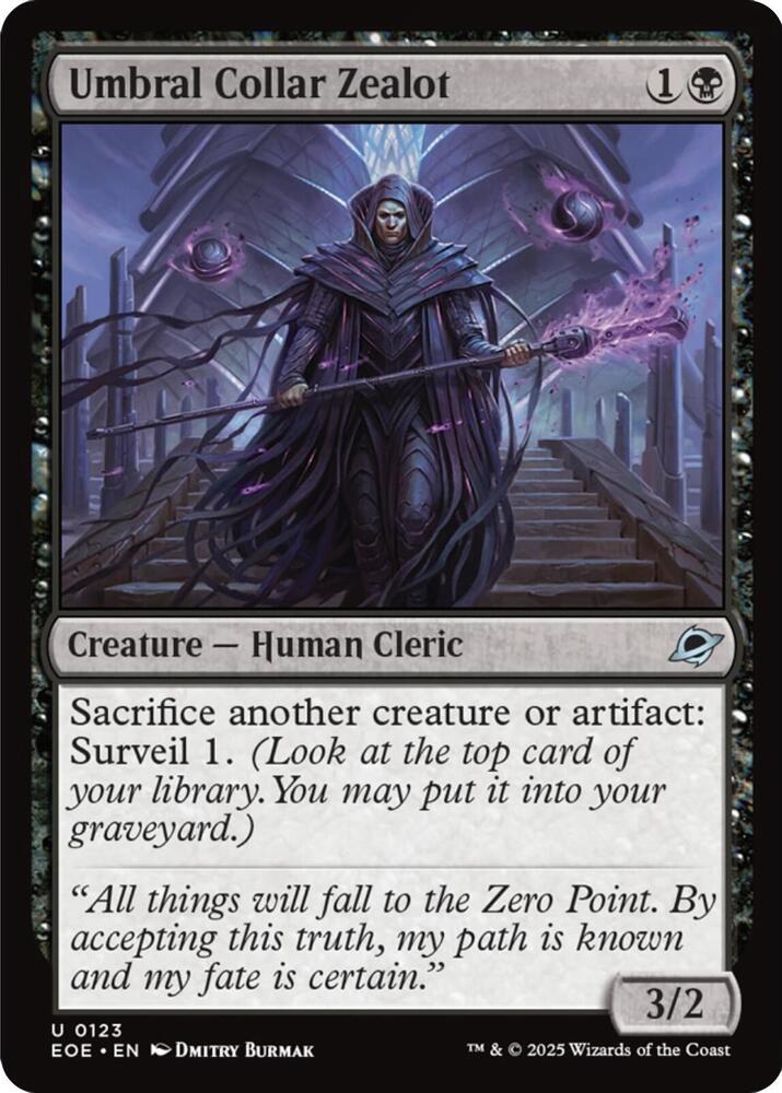 Umbral Collar Zealot (123) [Edge of Eternities]
