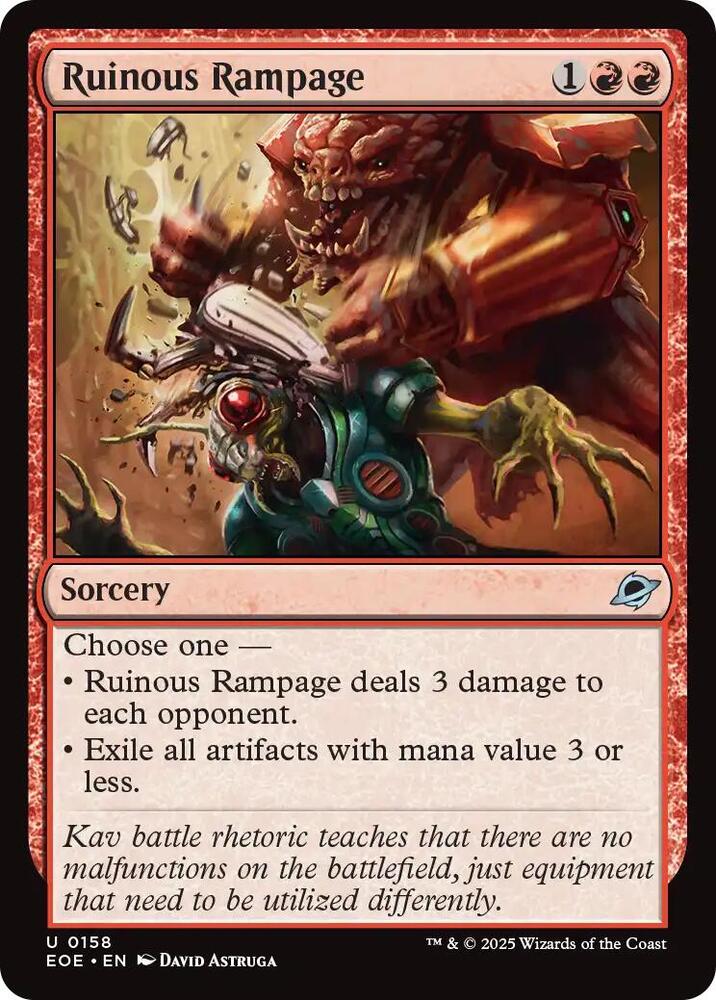 Ruinous Rampage (158) [Edge of Eternities]