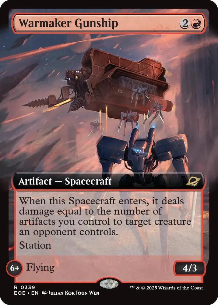 Warmaker Gunship (Extended Art) (339) [Edge of Eternities]