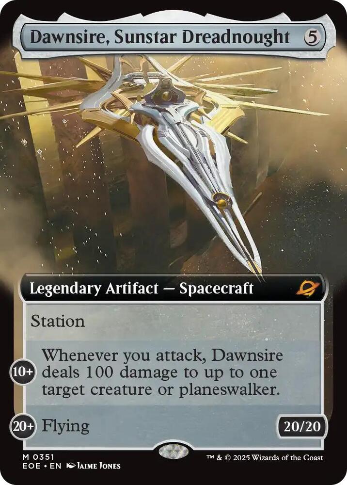 Dawnsire, Sunstar Dreadnought (Extended Art) (351) [Edge of Eternities]