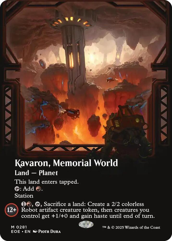 Kavaron, Memorial World (Borderless) (281) [Edge of Eternities]