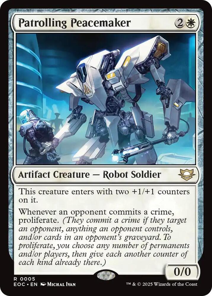 Patrolling Peacemaker (5) [Edge of Eternities Commander]