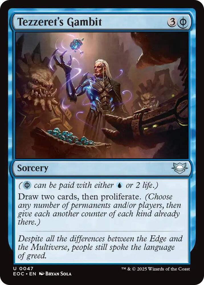 Tezzeret's Gambit (47) [Edge of Eternities Commander]
