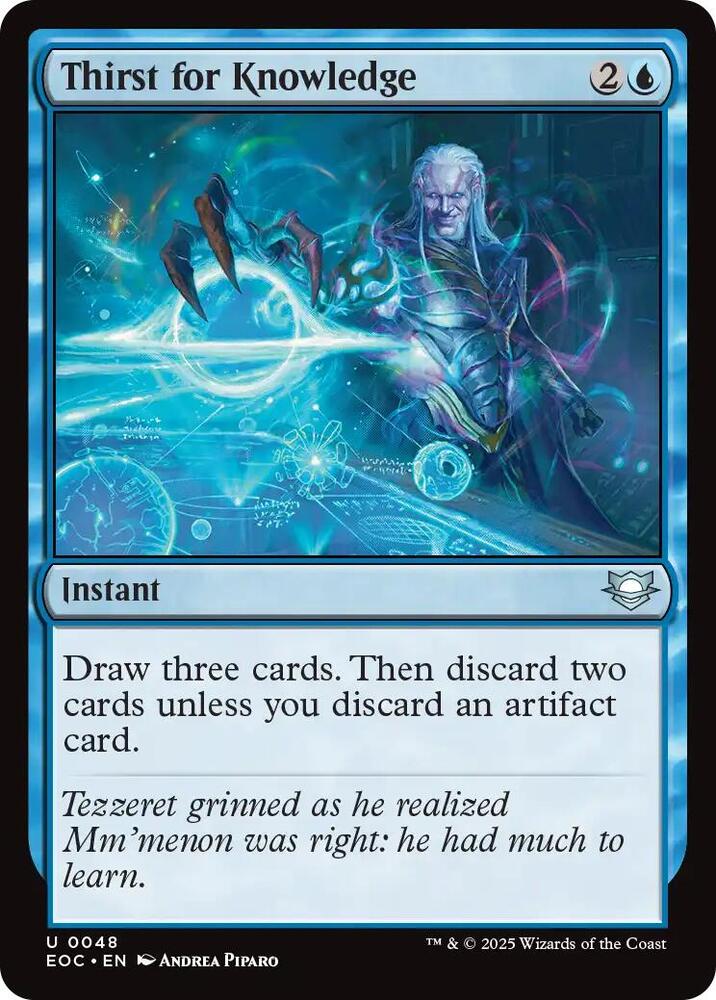 Thirst for Knowledge (48) [Edge of Eternities Commander]