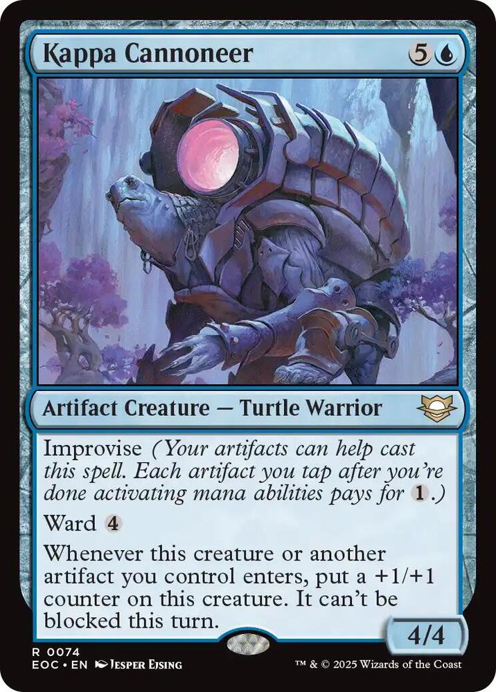 Kappa Cannoneer (74) [Edge of Eternities Commander]