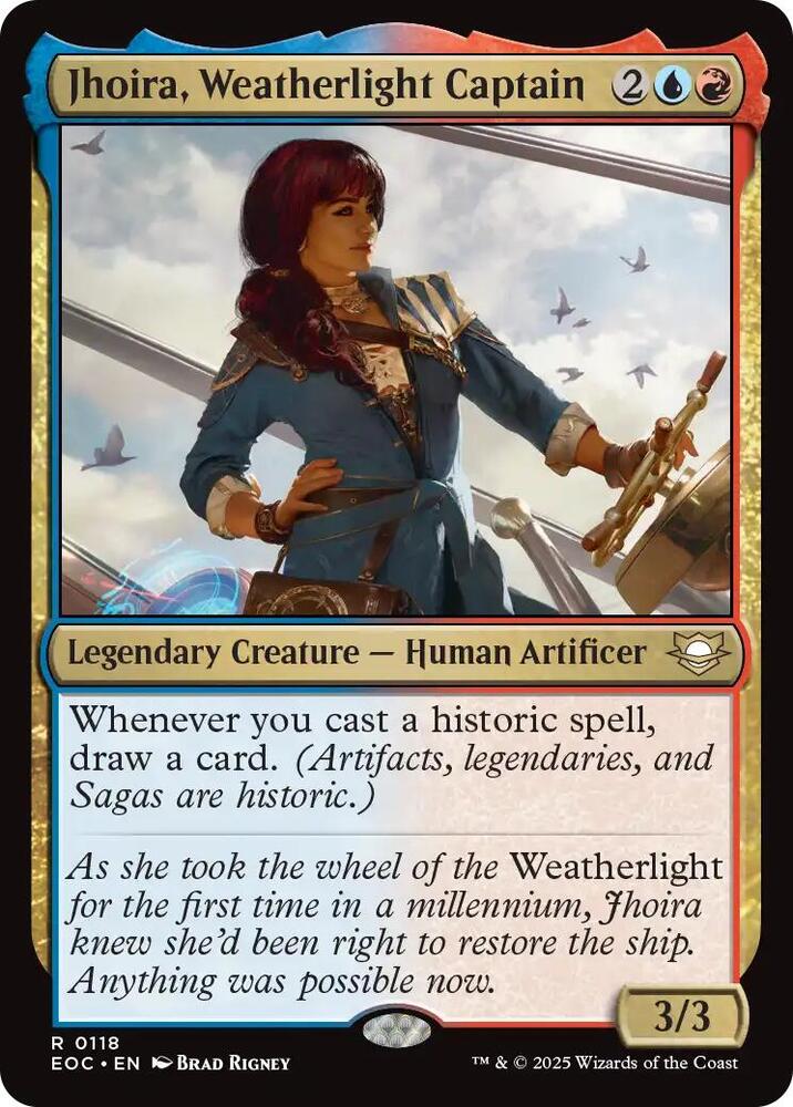 Jhoira, Weatherlight Captain (118) [Edge of Eternities Commander]