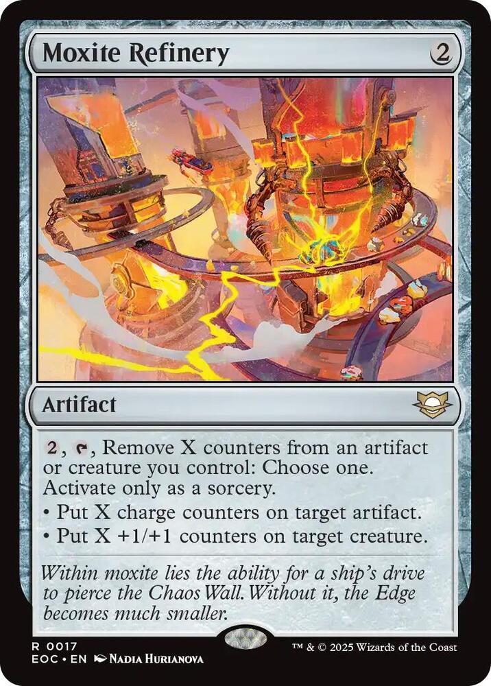 Moxite Refinery (17) [Edge of Eternities Commander]