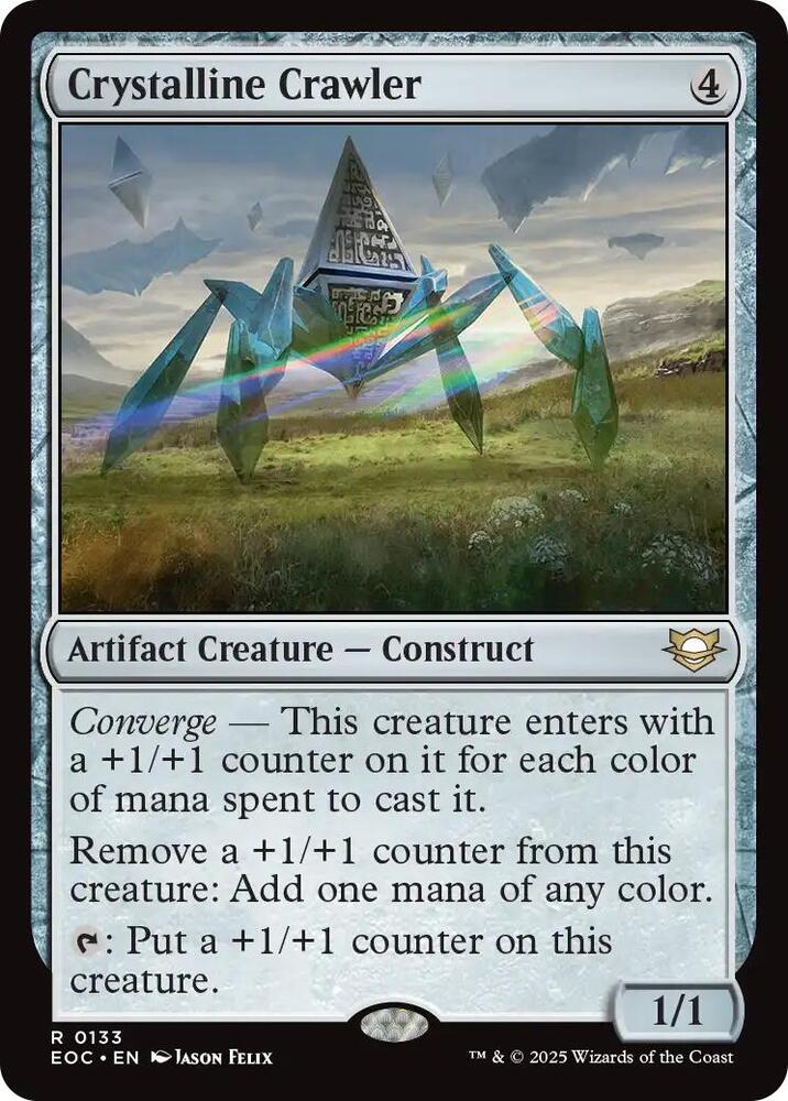 Crystalline Crawler (133) [Edge of Eternities Commander]