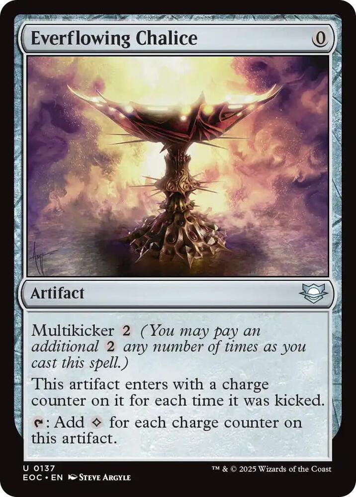 Everflowing Chalice (137) [Edge of Eternities Commander]