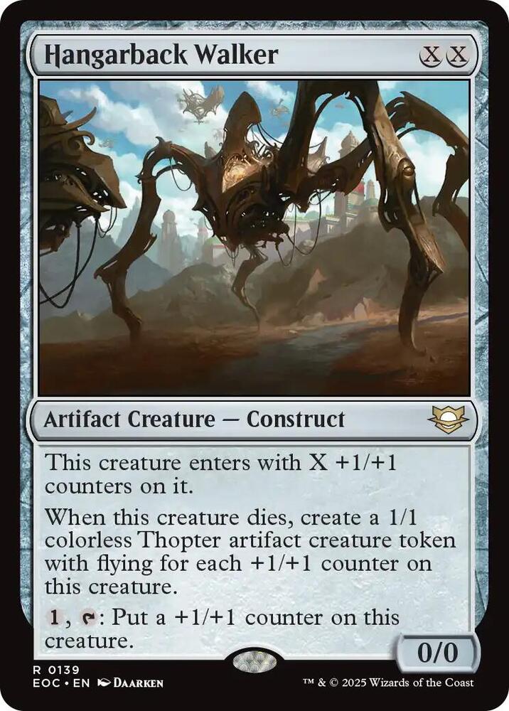 Hangarback Walker (139) [Edge of Eternities Commander]