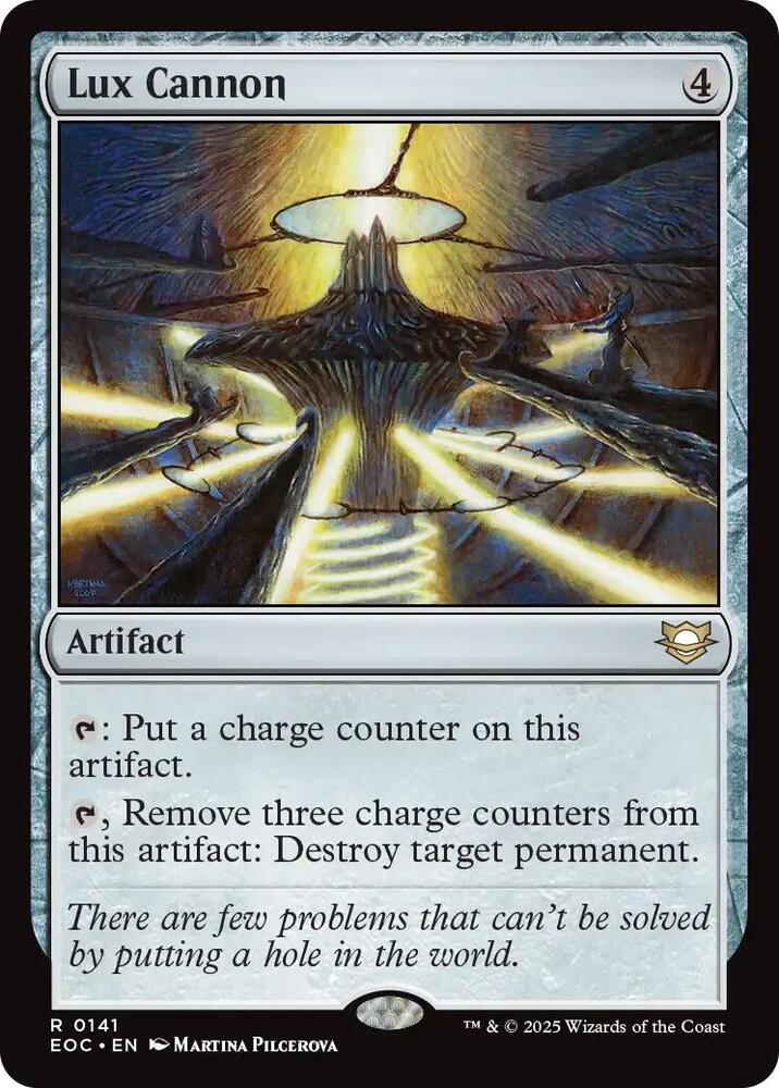 Lux Cannon (141) [Edge of Eternities Commander]