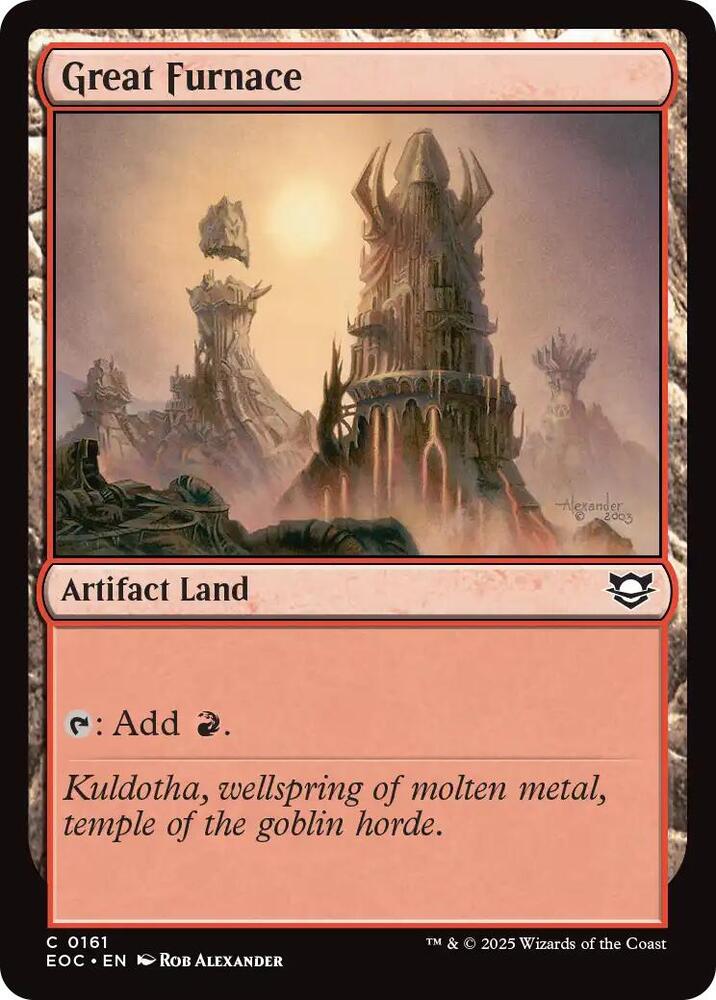 Great Furnace (161) [Edge of Eternities Commander]