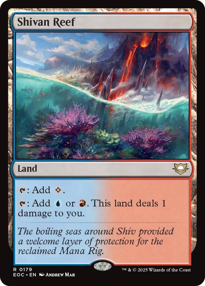 Shivan Reef (179) [Edge of Eternities Commander]