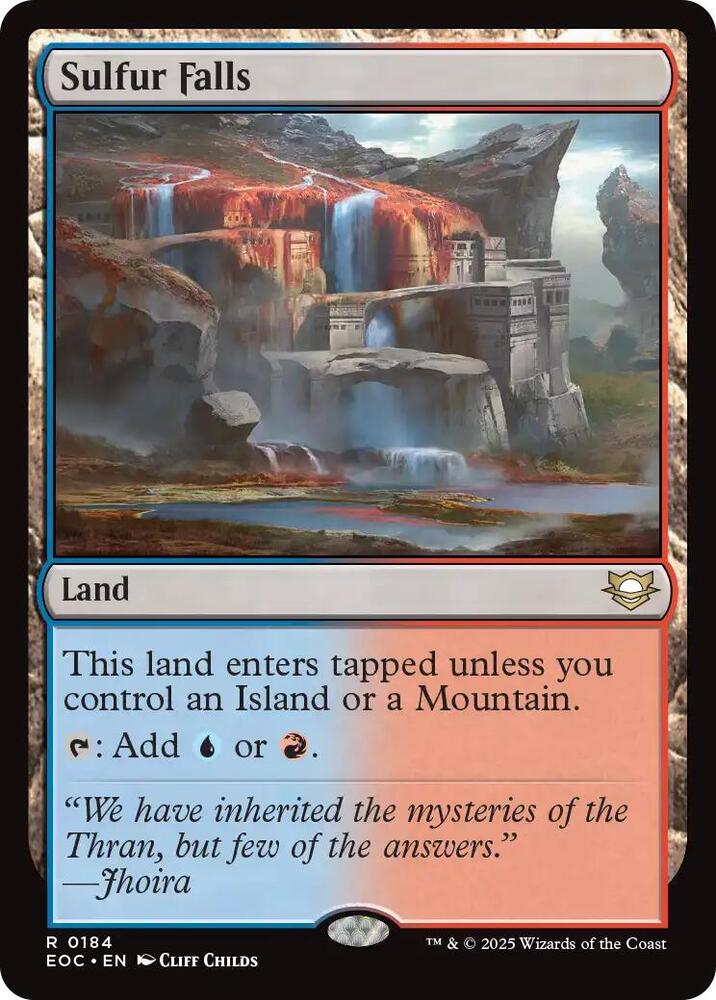 Sulfur Falls (184) [Edge of Eternities Commander]
