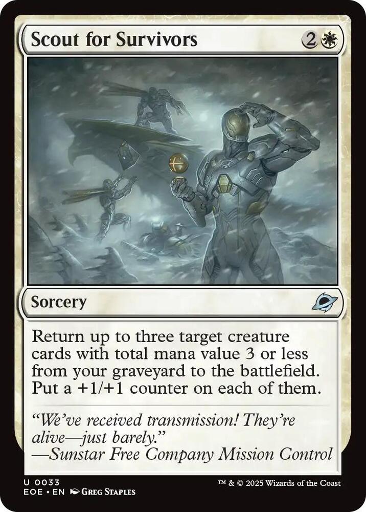 Scout for Survivors (33) [Edge of Eternities]