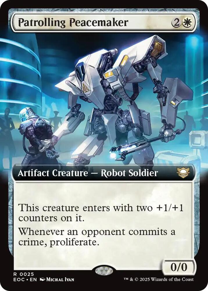Patrolling Peacemaker (Extended Art) (25) [Edge of Eternities Commander]